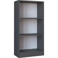 VCM DilosM wandkast 3 planken antraciet.