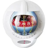 PLASTIMO Contest 101 Vertical Mounting Compass With Red Card Transparant 167 x 150 x 104 mm