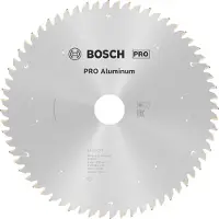 Bosch 2608837776 PRO Cordless Cirkelzaagblad - 216 X 30 X 64T - Aluminium