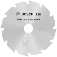 Bosch Construct Wood 2608640632 Hardmetaal-cirkelzaagblad 180 x 30 x 2.6 mm Aantal tanden: 12 1 stuk(s)