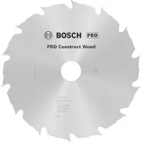 Bosch Powertools CIRKELZAAGBLAD CONSTRUCT WOOD, 210 X 30 X 2,8 MM, 14T