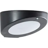 Brilliant Zwarte Wandlamp Bardum Solar