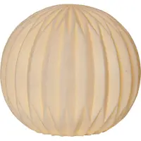 Star Trading LED terraslamp Sandy, Ø 30 cm wit kunststof batterij Sandy, wit / opaal, Kunststof, Modern