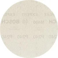 Bosch 2608901639 Schuurnet voor wand- en plafondschuurmachine Met klittenband Korrelgrootte (num) 240 (Ø) 225 mm 5 stuk(s)