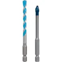 Bosch Universeelboor HEX-9 MultiConstruction + HEX-9 Tegelboor Hard Ceramic | 6mm - 2608902366