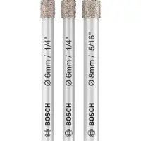 Bosch 2607011626 Pro 3-delige Ceramic Boorset - 6 Mm - 8 Mm