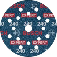 Bosch Accesorios EXPERT Schuurschijf O780 met film onderlaag, 125 mm, G240, 50x - 2608902413