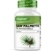 Vit4ever Saw Palmetto 3000 - 180 capsules - Hoog gedoseerd met 3000 mg palm poeder - Zaagpalm fruittextract 20:1 - Vegan