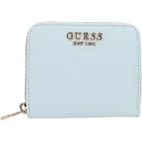 GUESS Portemonnee Laurel SLG Small Zip Around Wallet Powder Blue Lichtblauw