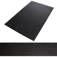 Floordirekt Anti-Vermoeidheidsmat - Softer-Work-Mat - Werkplaatsmat - Zwart - 60 x 400 cm
