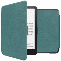 IMoshion Slim Hard Case Bookcase voor de Amazon Kindle Paperwhite (2024) / Paperwhite Signature Edition (2024) / Colorsoft (2024) / Colorsoft Signature Edition (2024) - Donkergroen