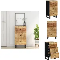 vidaXL Dressoir - Dressoirs - Kast - Dressoirkast - Dressoir met 3 lades 40x33,5x75 cm massief mangohout