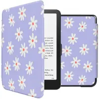 IMoshion Design Slim Hard Case Bookcase voor de Amazon Kindle Paperwhite (2024) / Paperwhite Signature Edition (2024) / Colorsoft (2024) / Colorsoft Signature Edition (2024) - Flowers Distance