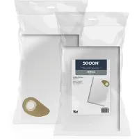 SQOON Stofzuigerzakken geschikt voor Nilfisk Buddy II - Gelijk aan model: 81943048 - High Filtration - Ideaal voor industrieel gebruik en fijne stofopname