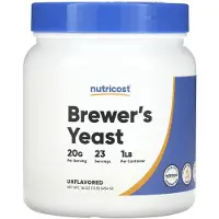 Nutricost Biergist Poeder 1LB (16oz) - Non-GMO, Vegetariër Vriendelijk