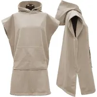 Unique living BEACH PONCHO - 80x100 cm - Strand - Zomer - Sneldrogend - Stone