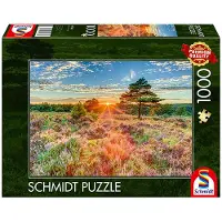 Schmidt - Legpuzzel - Heide bij zonsondergang - 1000 stukjes - Volwassenen - vanaf 12 jaar