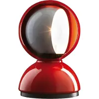 Artemide Eclisse T Tafellamp Rood - Tafellampen Staal Red - 0028030A