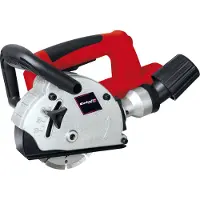 Einhell Muurfrees TC-MA 1300 - 1320 W - Ø125 mm - Groefdiepte 8-30 mm - Groefbreedte 8-26 mm - Stofafzuiging - Incl. 2x diamantslijpschijven