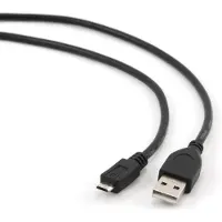 Gembird Kabel USB 2.0a naar Micro USB B GEMBIRD (3 m) Zwart 3 m