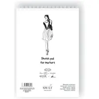 SMLT Sketch Pad for Markers A4 100 g