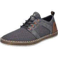 Rieker Veterschoen 'Sneaker Herren B5252-45 Leder-Mix in grau' grijs