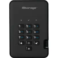 ISTORAGE diskAshur 2 Externe harde schijf (2,5 inch) USB-A 3.2 Gen 2 Zwart IS-DA2-256-1000-B
