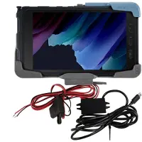 Gjohnson Gamber-Johnson Tabletmonitor Samsung Galaxy Tab Active2/3 Zwart/Blauw met Opladen