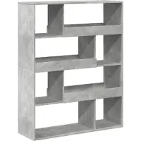 vidaXL Boekenkast 100x33x156,5 cm bewerkt hout betongrijs