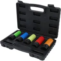 Ks Tools 515.0870 1/2 aluminium velgen krachtsteekdop set robuust, 5-delig