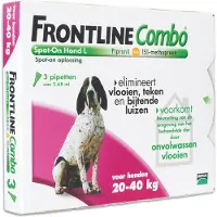 Frontline Combo Spot On Anti Vlooien en Teken Druppels Hond L 3 pipetten