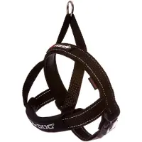 EzyDog Quick Fit tuig XS Zwart