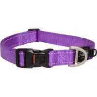 Rogz Lumberjack Halsband - Paars - 25 mm x 43-73 cm