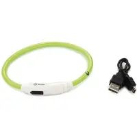 Beeztees Safety Gear Flashix kattenhalsband Groen 35 cm