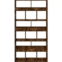 vidaXL kamerscherm 100x33x187,5 cm bewerkt hout gerookt eikenkleurig