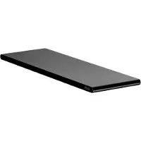 Keuco ROSE Douche-planchet om vast te lijmen of te boren, made in Germany, doucherekje zwart mat, 32,8 cm breed, lijmset inbegrepen, douchekorf, wandmontage