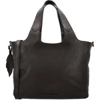 Hide & Stitches Earth Shopper - Handtas - Duurzaam Gelooid Leer - Meerdere Vakken - Verstelbare/Afneembare Schouderband - Praktisch - Leren Dames Tas - Zwart