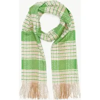 Comma Sjaal beige / lichtbeige / groen / limoen
