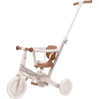 Little Dutch - 4 in 1 Driewieler Met Duwstang - Sunny flower