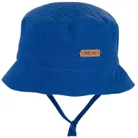 Pure Pure - Kid's Binde-Hut Mull - Hoed 49 cm, blauw