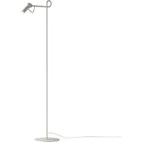 Kdln LED-vloerlamp Bird, dimbaar, wit / opaal, Woon-/ Eetkamer, metaal, LED vloerlamp
