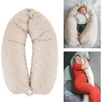 BABYJEM Voedingskussen / Zwangerschapskussen XL Sand Flower