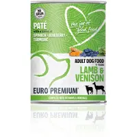 Euro Premium 6x Paté Adult Hondenvoer Nat Lamb & Venison 400 gr