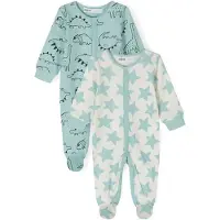 MINOTI Rompertje/body beige / mintgroen / zwart