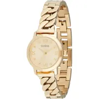 GUESS Analoog horloge goud / zwart