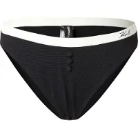 Karl Lagerfeld Bikinibroek zwart / wit