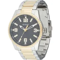 GUESS Analoog horloge 'VARSITY' goud / zilver