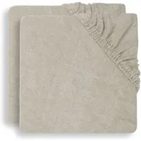 Jollein Aankleedkussenhoes Badstof 75x85cm Nougat (2pack)