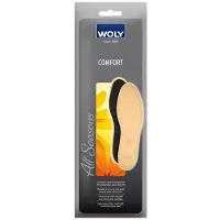 Woly Comfort - Lederen inlegzool met comfortschuim - Maat 46