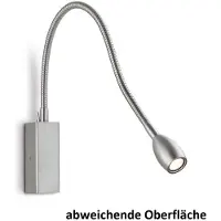 Knapstein Banu LED wandlamp met schakelaar, messing, 30 cm, messing / goud, Woon-/ Eetkamer, Aluminium, wandlamp